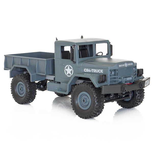 Funtek - CR4 v2 - 1/16th scale 4wd Military ready to run truck (Dark Grey version)