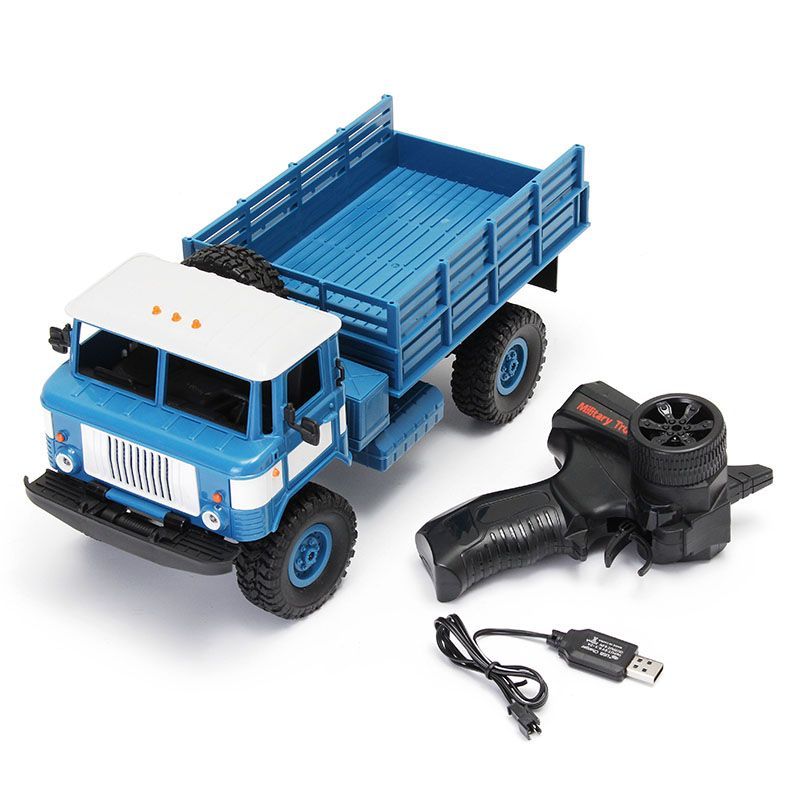 Funtek - PR4 - 1/16th scale 4wd Military ready to run truck (Blue version)