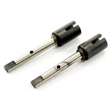 FASTRAX TAMIYA TT-02 HD FRONT/REAR METAL AXLE SHAFTS (PR)