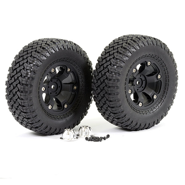 FTX OUTBACK 3 COMPLETE MOUNTED WHEEL & TYRE (PR)100mm