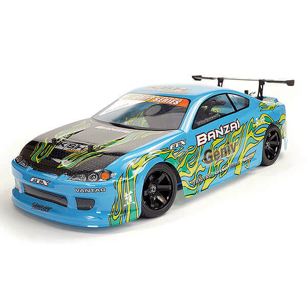 FTX BANZAI 1/10 STREET/DRIFT NITRO 4WD RTR -BLUE