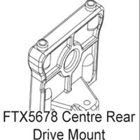 FTX ENRAGE CENTRE REAR DRIVE MOUNT