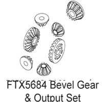 FTX ENRAGE BEVEL GEAR SET FOR DIFF & OUTPUTS