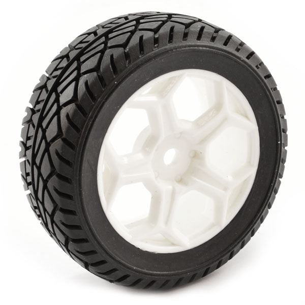 FTX HOOLIGAN RALLY LP TREADEDWHEEL/TYRES WHITE (PR)