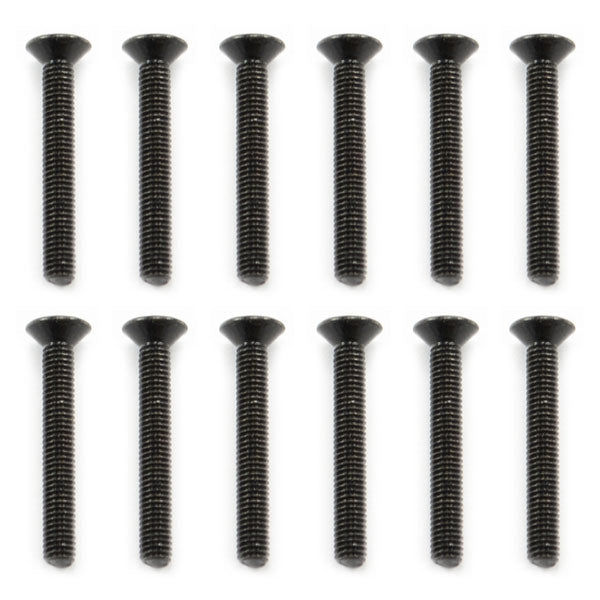 FTX FUTURA HEX COUNTERSUNK SCREWS 3X25MM (12)