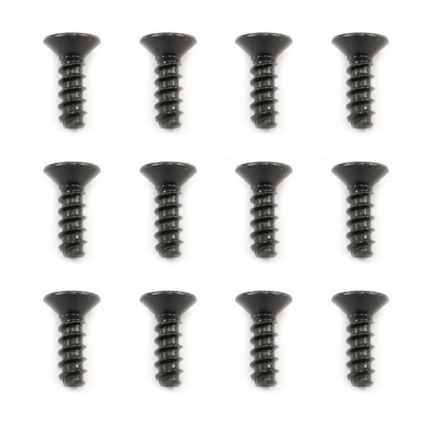 FTX FUTURA HEX COUNTERSUNK SEL F TAPPING SCREWS 4X12MM (12)