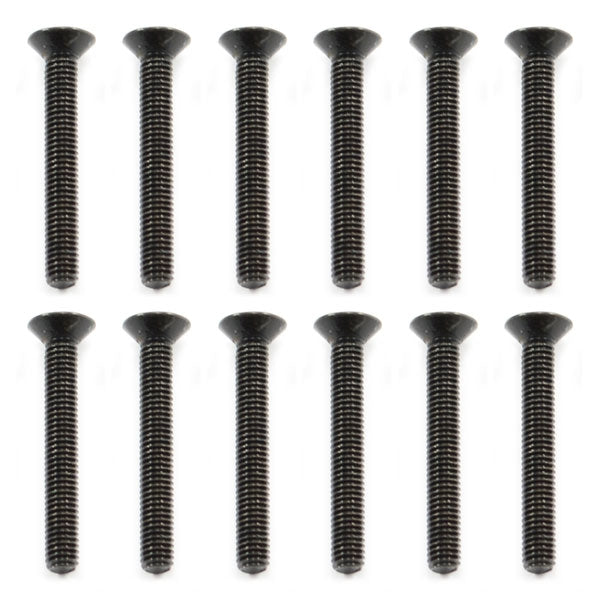 FTX FUTURA HEX COUNTERSUNK SCREWS 3X22MM (12)