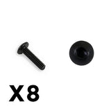 FTX OUTBACK BUTTON HEAD SCREW M2*8 (8)