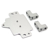 FTX OUTBACK ALUMINIUM SERVO PLATE W/SERVO MOUNT