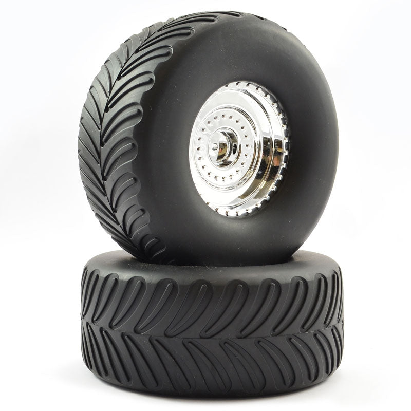 FTX MIGHTY THUNDER MOUNTEDWHEEL/TYRE (PR)