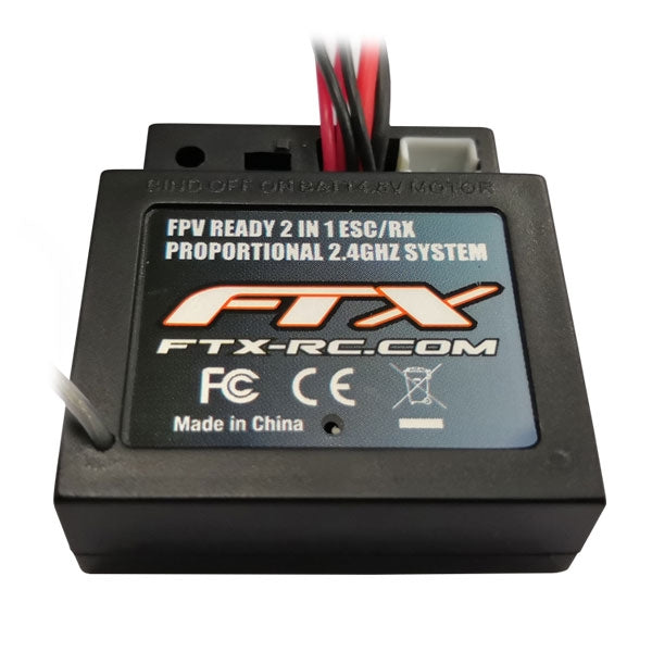 FTX OUTBACK MINI ESC W/RX UNITFOR LIPO & 5-WIRE SERVO