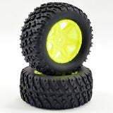 FTX COMET DESERT BUGGY/SC REARMOUNTED TYRE & WHEEL YELLOW