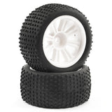 FTX COMET TRUGGY REAR MOUNTEDTYRE & WHEEL WHITE