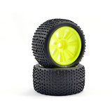 FTX COMET TRUGGY FRONT MOUNTEDTYRE & WHEEL YELLOW