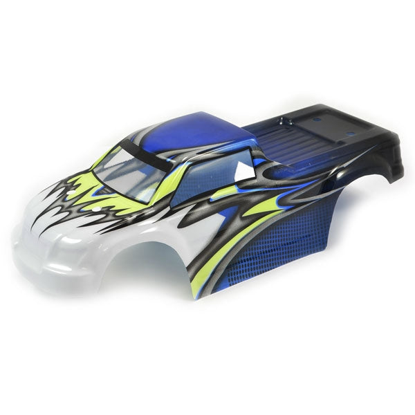 FTX COMET MONSTER TRUCKBODYSHELL PAINTED BLUE/YELLOW