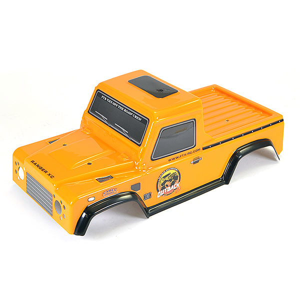 FTX OUTBACK RANGER XC PICK UP YELLOW PVC BODYSHELL