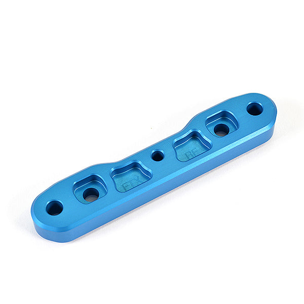 FTX DR8 REAR RF ALUMINUM LOWER CNC SUSPENSION MOUNT - BLUE