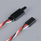 Futaba Twisted HD Extension Lead with Clip 400mm