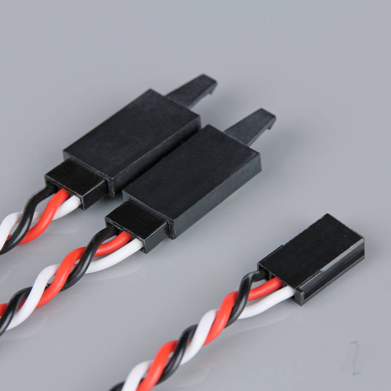 Futaba HD Twisted Y Lead with Clip 300mm