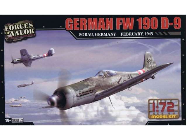 Plastic Kit Forces Of Valor 1/72 scale FW-190 D-9 - Sorau 1945 873012A