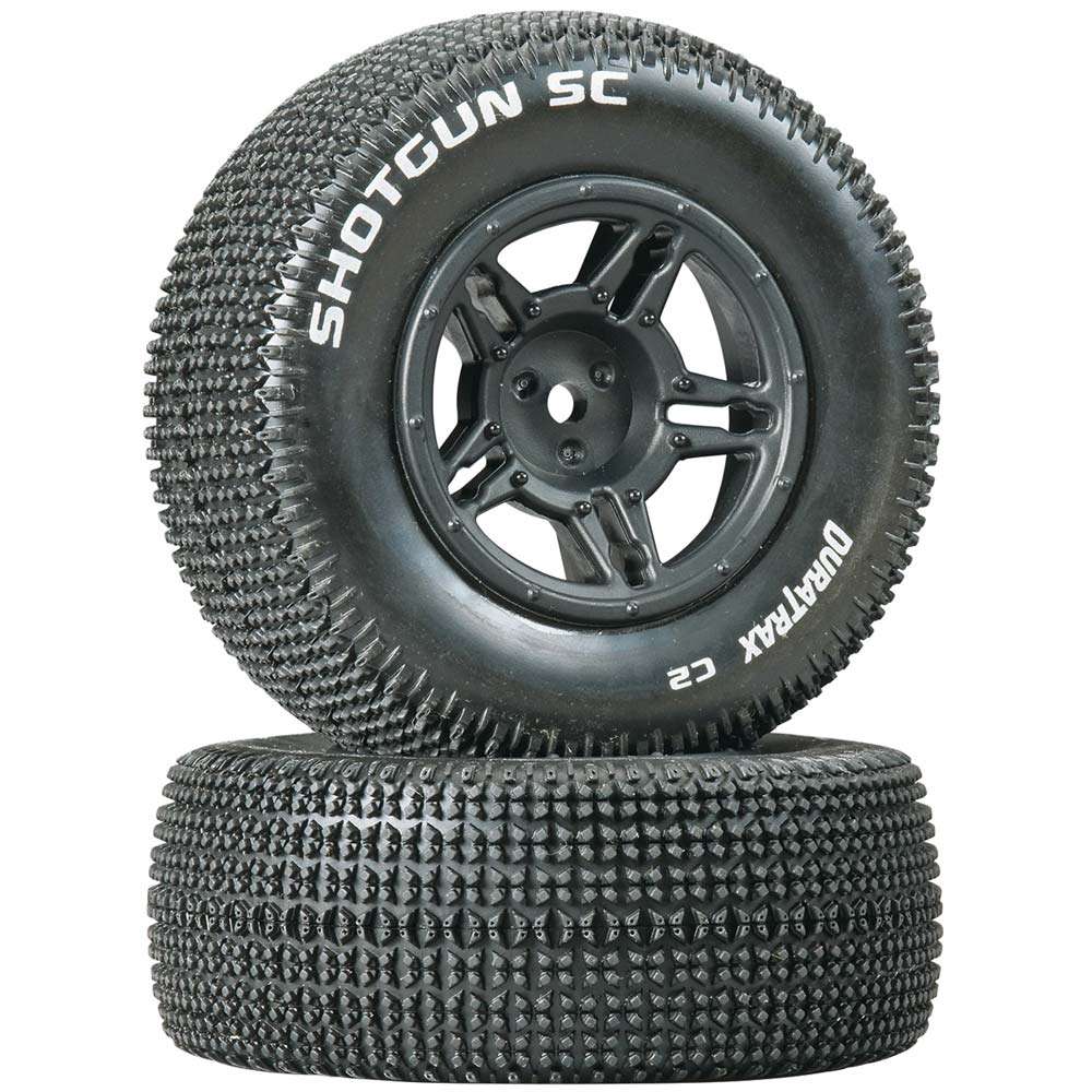 Shotgun SC Tire C2 Mntd Blk Slash Blitz SCRT10 (2)