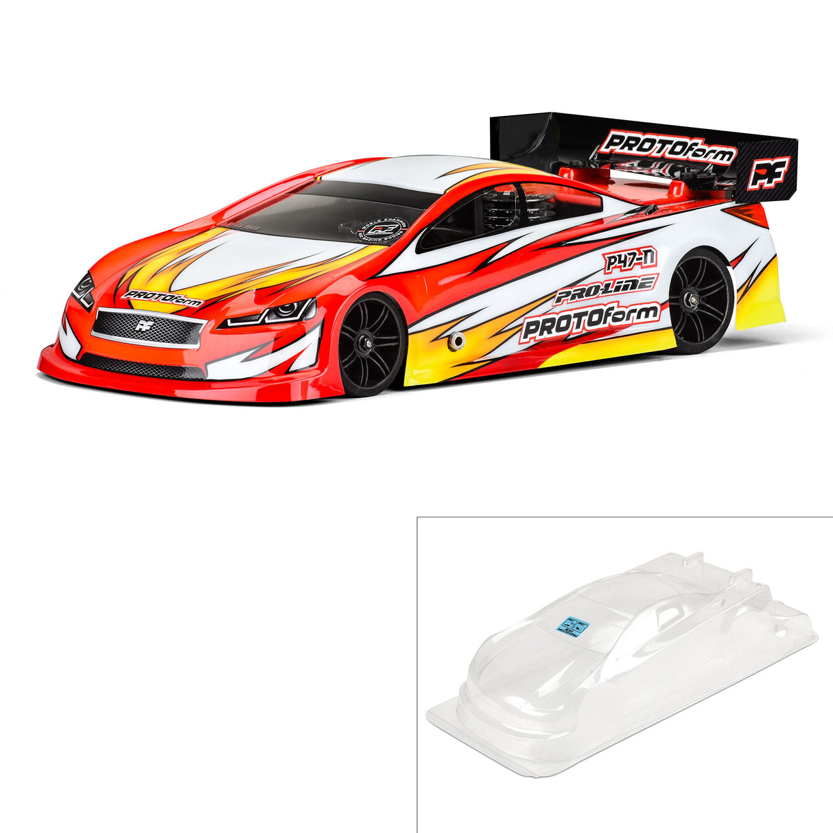 1/10 P47-N Light Weight Clear Body: 200mm Touring Car