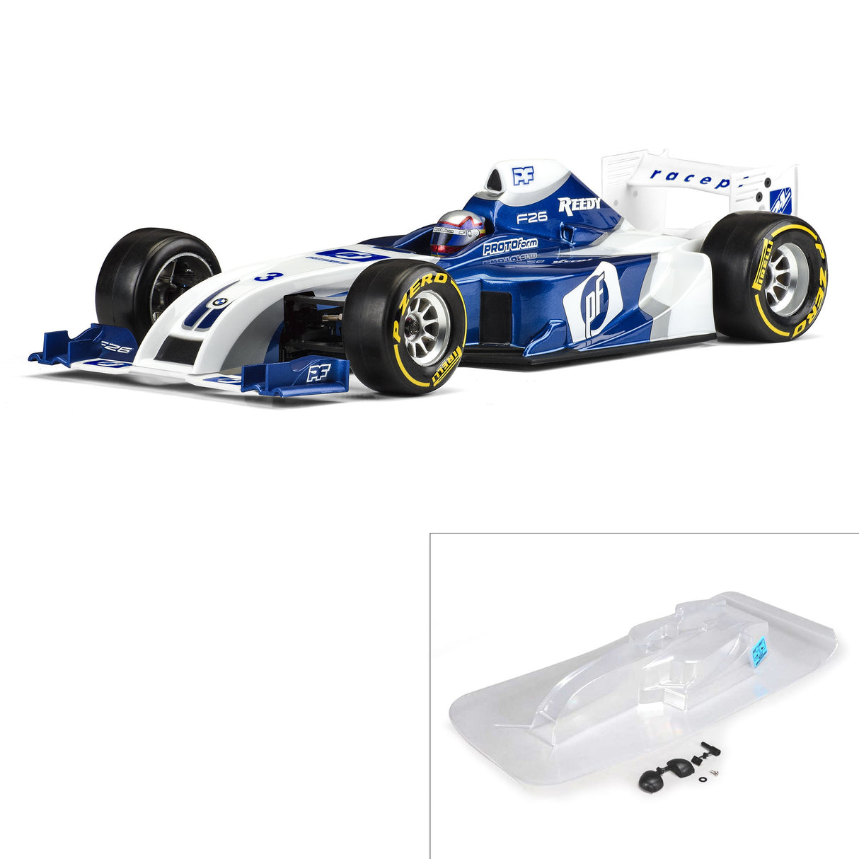 1/10 F26 Clear Body: Formula 1