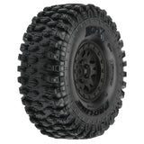 1/10 Hyrax G8 F/R 1.9 Crawler Tires Mounted 12mm Black Impu