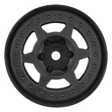 1/10 Holcomb F/R 1.9 12mm Crawler Bead-Loc Wheels (2) Black