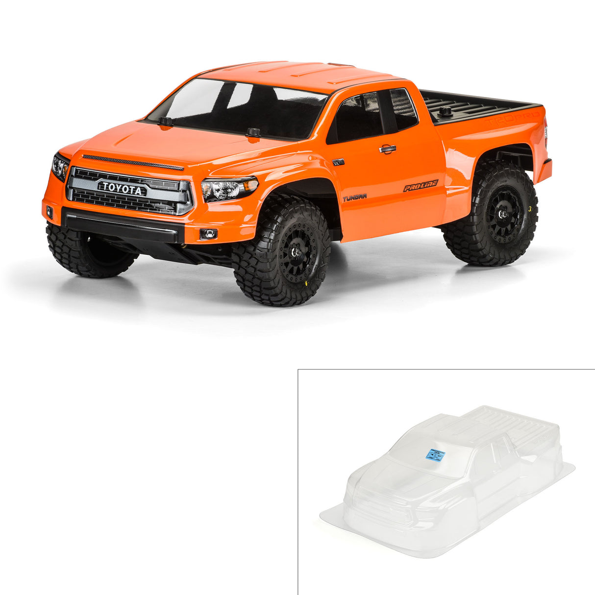 1/10 Toyota Tundra TRD Proline True Scale Clear Body: Short Cour