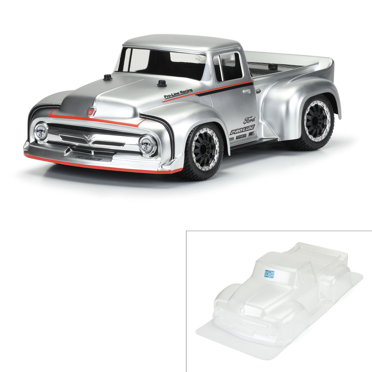 1/10 1956 Ford F-100 Proline-Touring Street Truck Clear Body