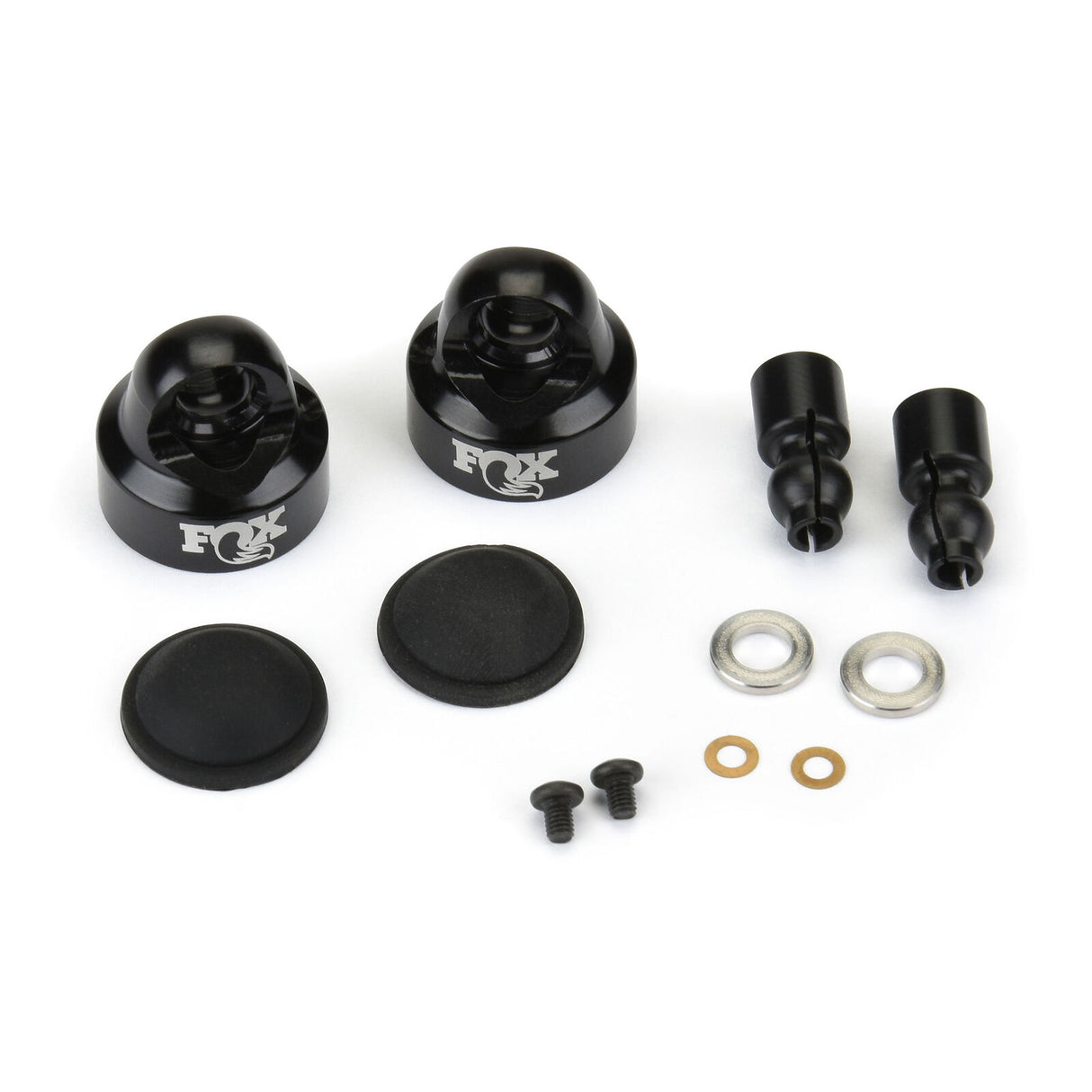 1/6 FOX Aluminum Shock Caps (2): SCX6