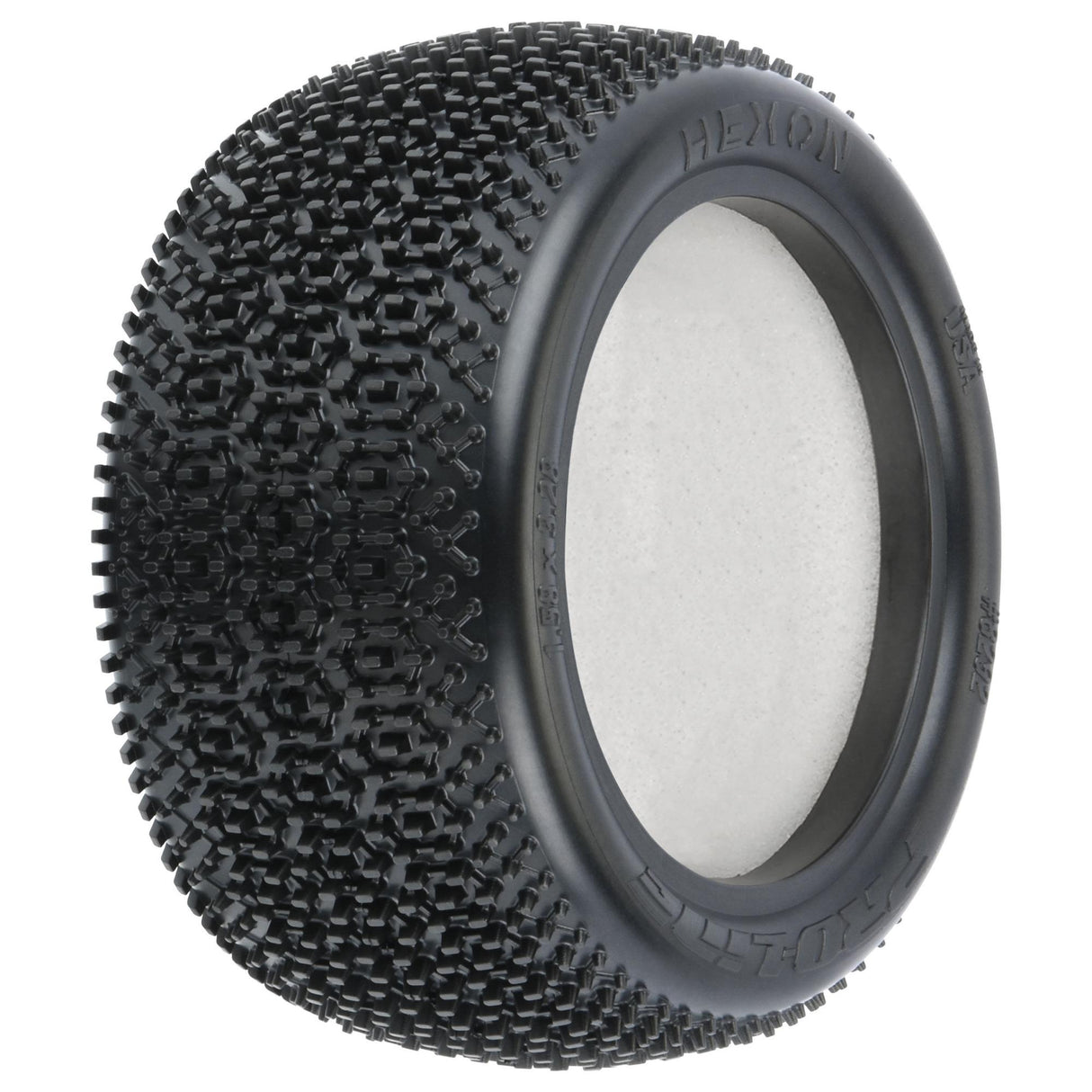 1/10 Hexon Z3 Rear 2.2 Carpet Buggy Tires (2)