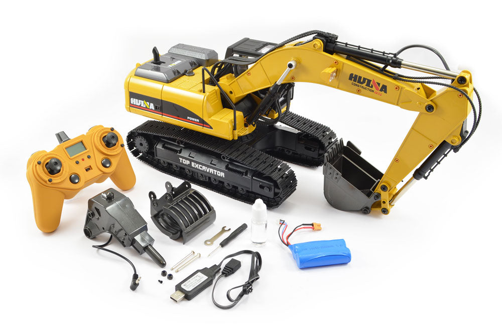 HUINA 1/14 FULL ALLOY 23CH 2.4G EXCAVATOR (VERSION 4)