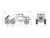 FTX OUTBACK MINI X SIXER 1:18 TRAIL READY-TO-RUN - GREY