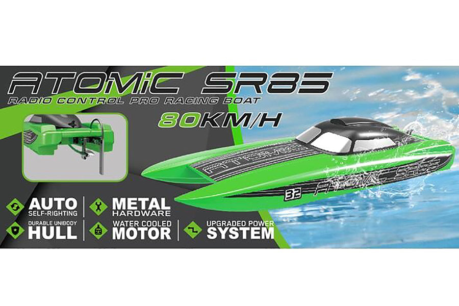 VOLANTEX ATOMIC SR85 BRUSHLESS BOAT - green