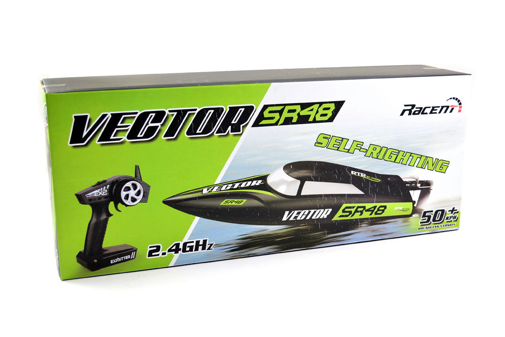 VOLANTEX RACENT VECTOR SR48 BRUSHLESS BOAT RTR- BLACK