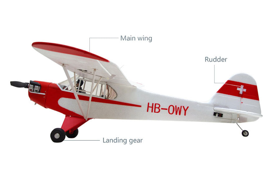 FMS 1400MM J3 CUB V3 With FLOAT ARTF with out TX/RX/BATT