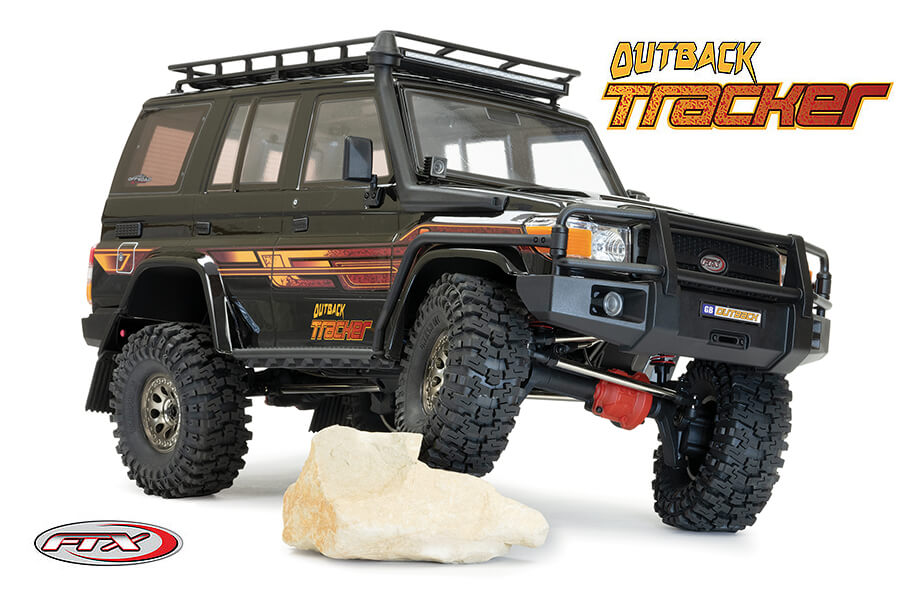 FTX OUTBACK TRACKER 4X4 Ready To Run 1:10 TRAIL CRAWLER - BLACK