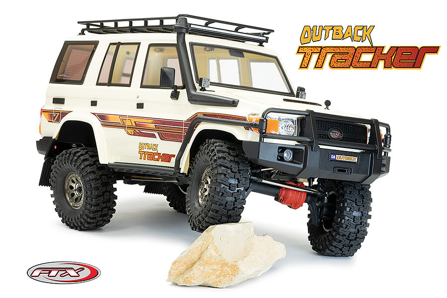 FTX OUTBACK TRACKER 4X4 Ready To Run 1:10 TRAIL CRAWLER - White