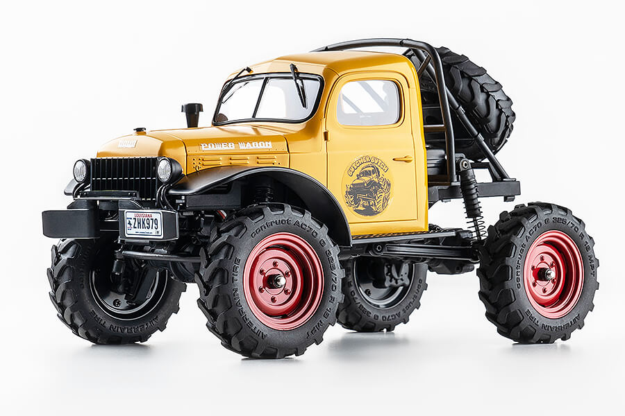 FMS FCX 1/24TH POWER WAGON SCALER Ready To Run - YELLOW