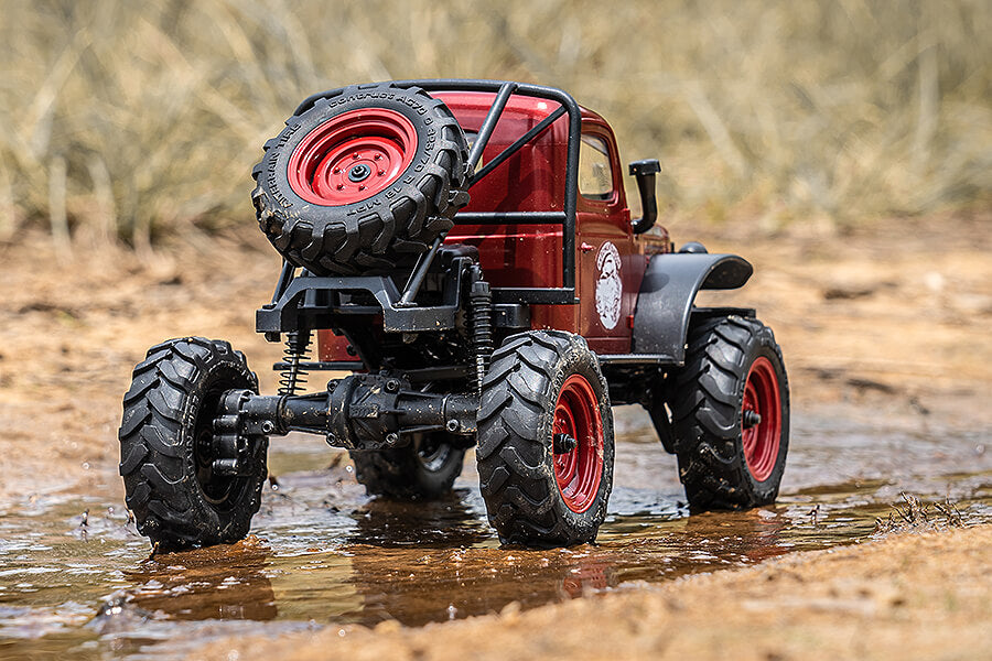 FMS FCX 1/24TH POWER WAGON SCALER Ready To Run - RED