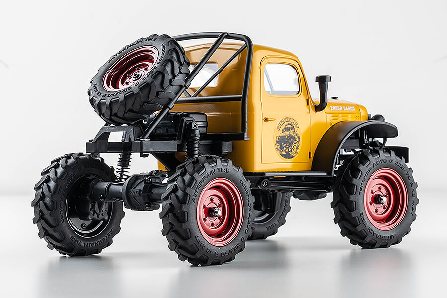 FMS FCX 1/24TH POWER WAGON SCALER Ready To Run - YELLOW