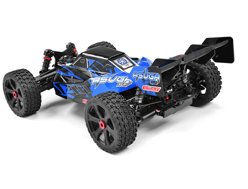 CORALLY ASUGA XLR 6S ROLLER BUGGY CHASSIS - BLUE (Rolling Chassis Only)