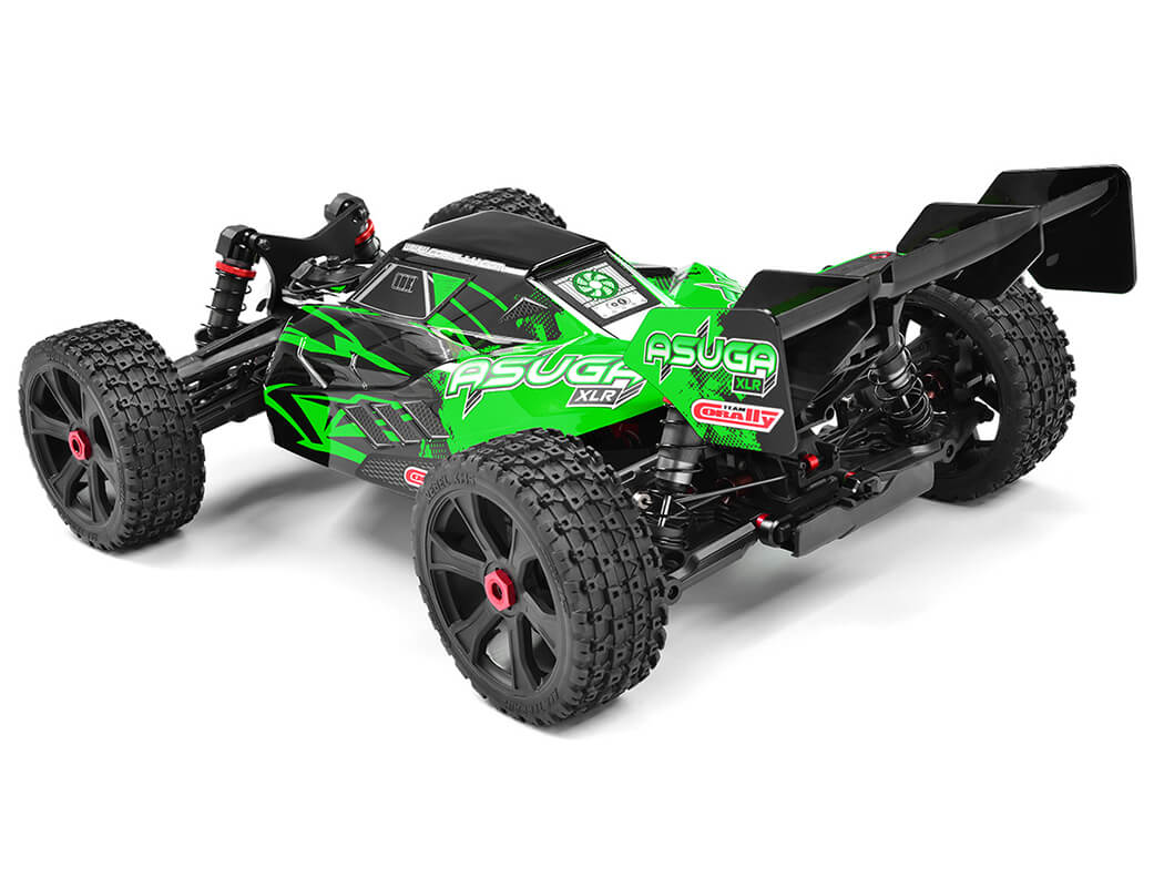 CORALLY ASUGA XLR 6S ROLLER BUGGY CHASSIS - GREEN (Rolling Chassis Only)