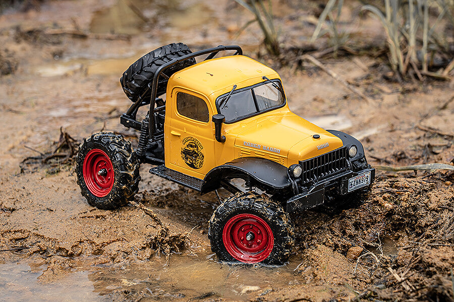 FMS FCX 1/24TH POWER WAGON SCALER Ready To Run - YELLOW