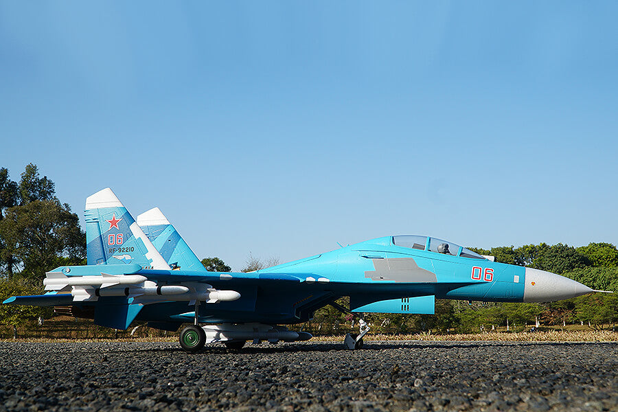 FMS TWIN 70MM EDF SU-27 ARTF MODEL - BLUE