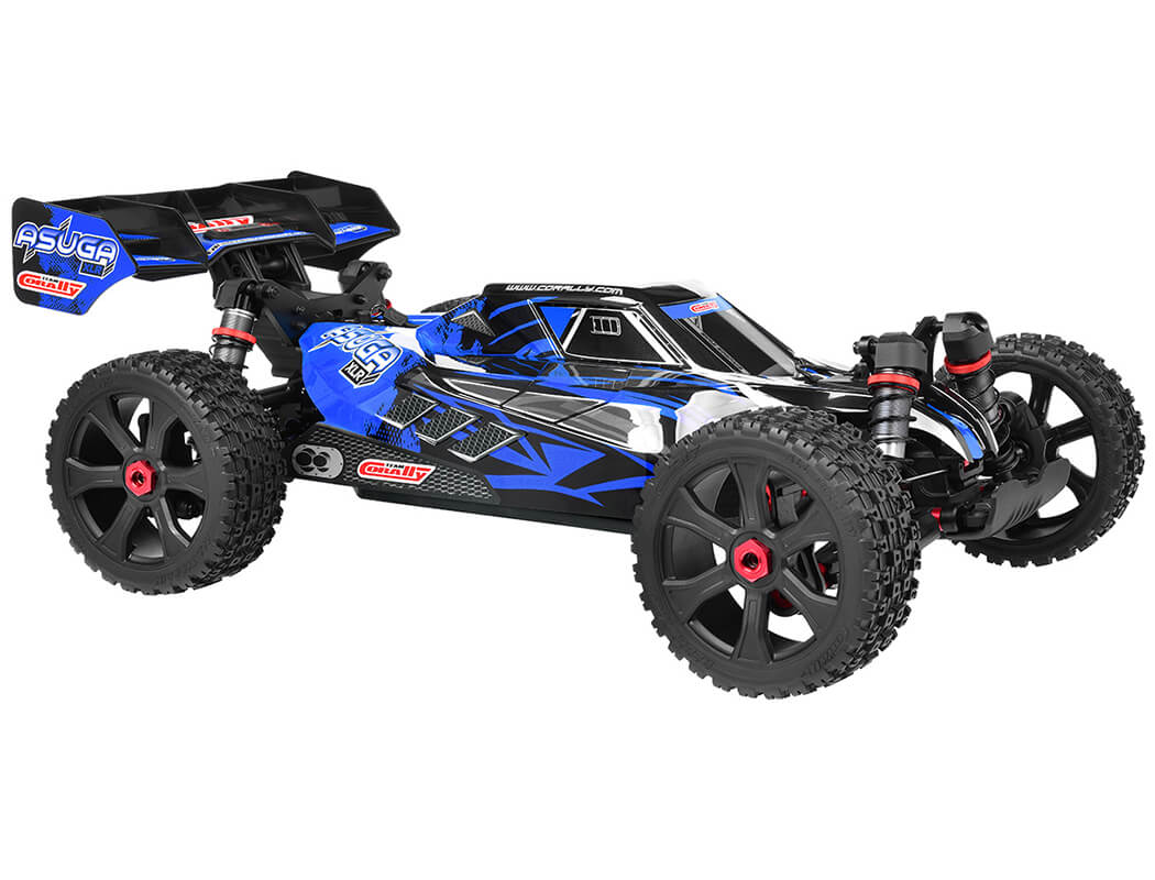 CORALLY ASUGA XLR 6S ROLLER BUGGY CHASSIS - BLUE (Rolling Chassis Only)