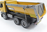 HUINA RC TIPPER/DUMP TRUCK - 10 FUNCTIONS WITH DIE CAST CAB - BUCKETS - WHEELS