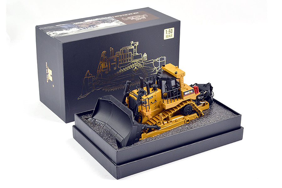 HUINA 1/50 DIECAST BULLDOZER EARTHMOVER STATIC MODEL